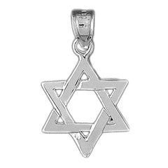 Sterling Silver Star Of David Pendant