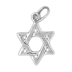 Sterling Silver Star Of David Pendant
