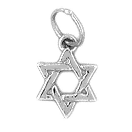 Sterling Silver Star Of David Pendant