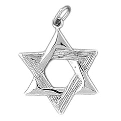Sterling Silver Star Of David Pendant