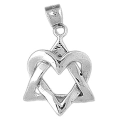 Sterling Silver Star Of David Pendant