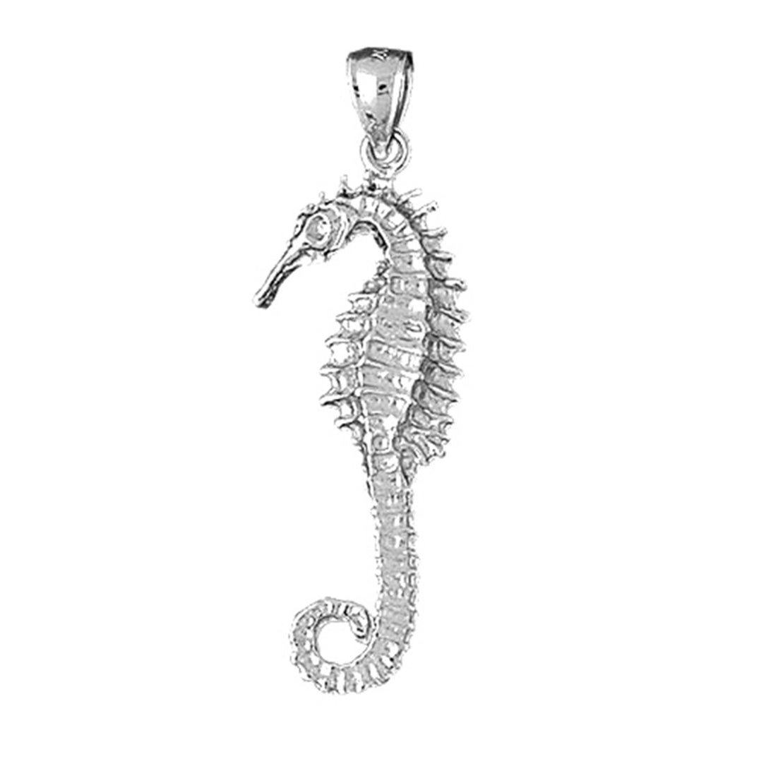 Sterling Silver Seahorse Pendant