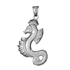 Sterling Silver Seahorse Pendant