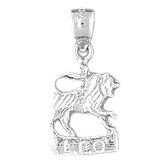 14K or 18K Gold Zodiac - Leo Pendant