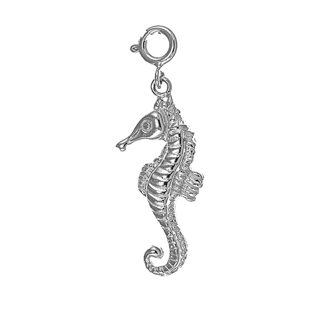 Sterling Silver Seahorse Pendant