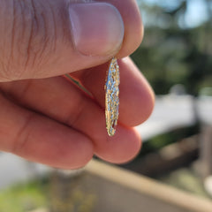 Sterling Silver Scorpio Zodiac Sign Pendant (Rhodium or Yellow Gold-plated)