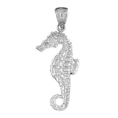 Sterling Silver Seahorse Pendant