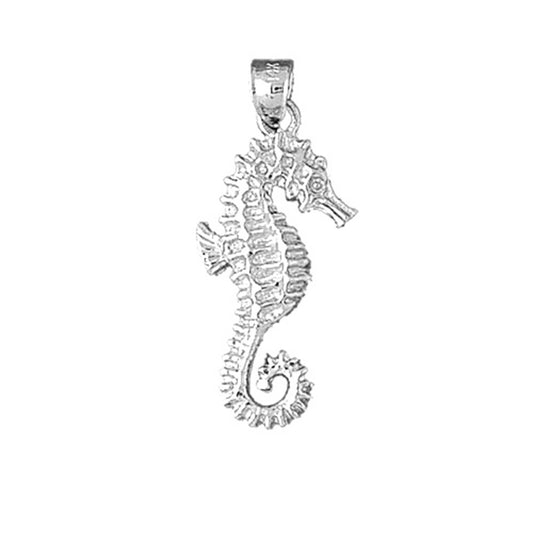 Sterling Silver Seahorse Pendant