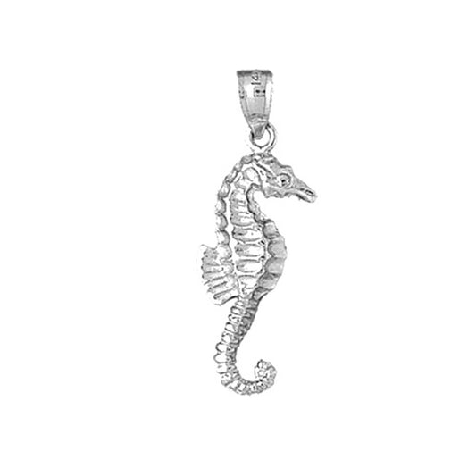 Sterling Silver Seahorse Pendant