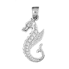 Sterling Silver Seahorse Pendant