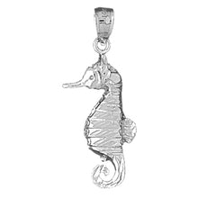Sterling Silver Seahorse Pendant