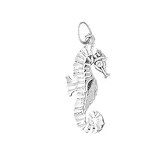 Sterling Silver Seahorse Pendant
