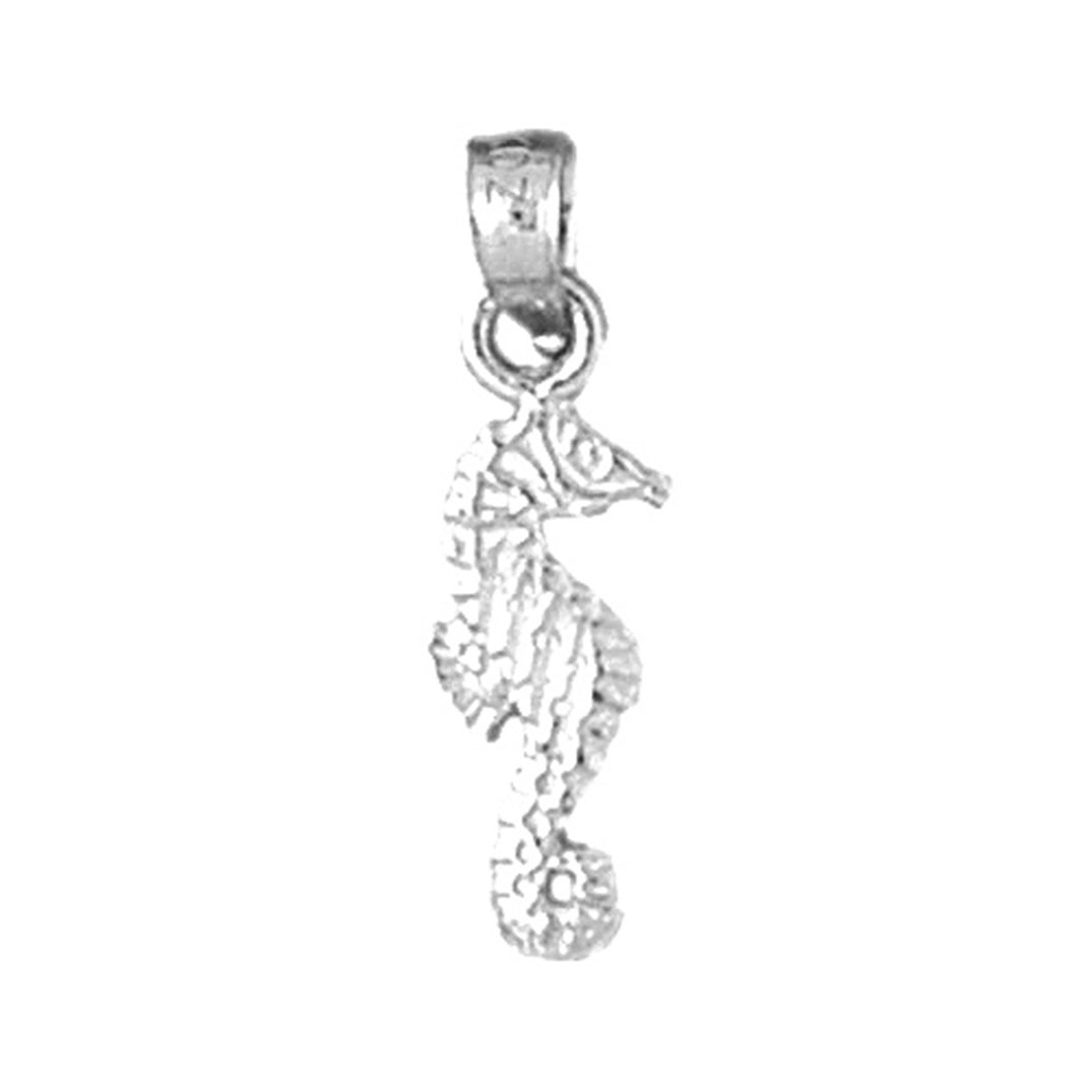 Sterling Silver Seahorse Pendant