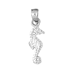 Sterling Silver Seahorse Pendant