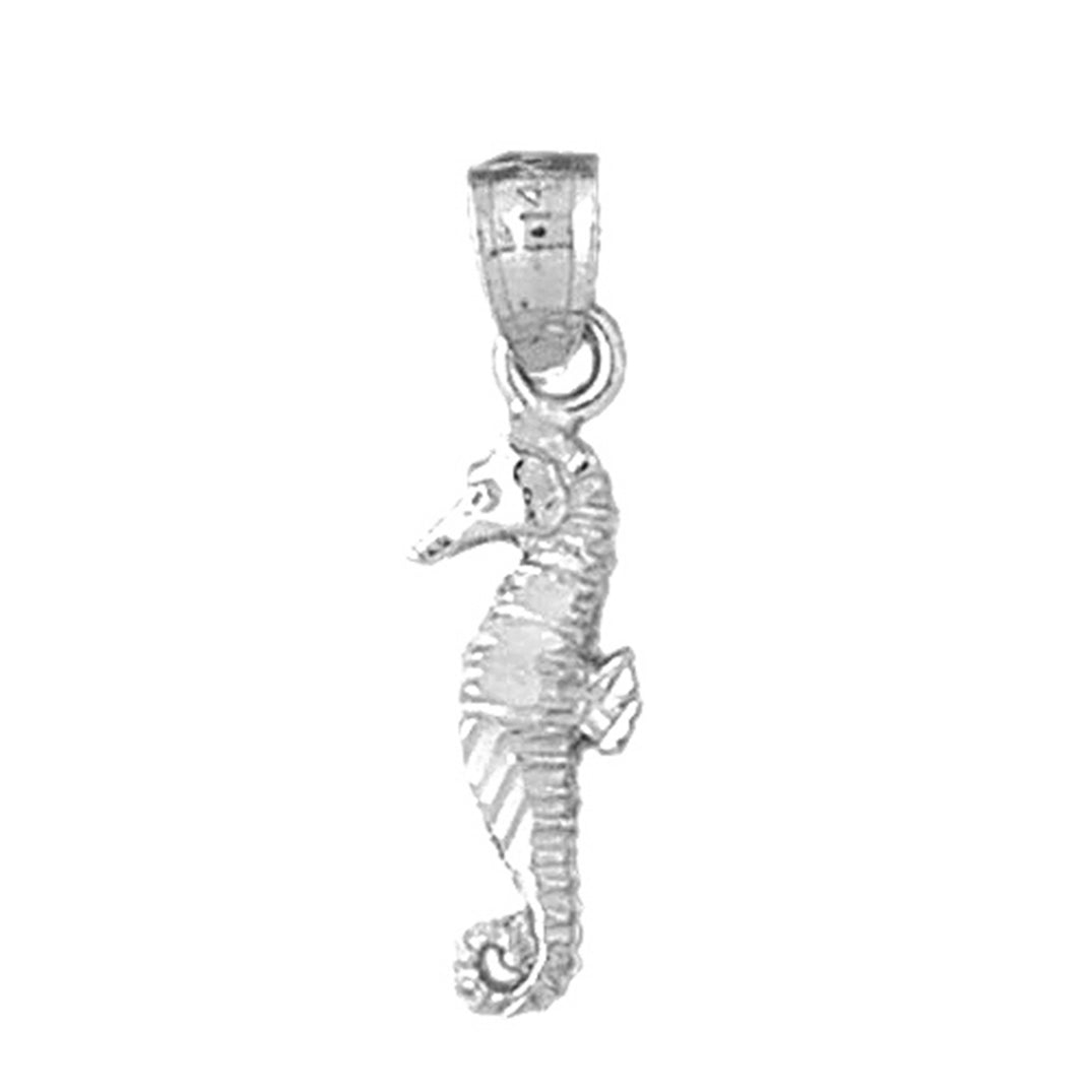 Sterling Silver Seahorse Pendant