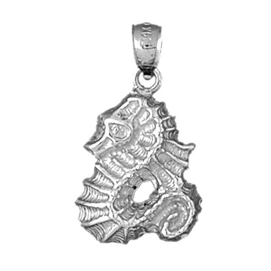 Sterling Silver Seahorse Pendant