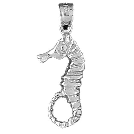 Sterling Silver Seahorse Pendant