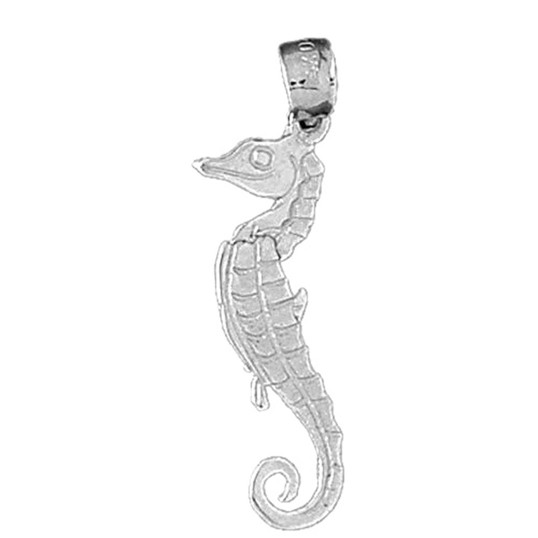Sterling Silver Seahorse Pendant
