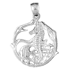 Sterling Silver Seahorse Pendant