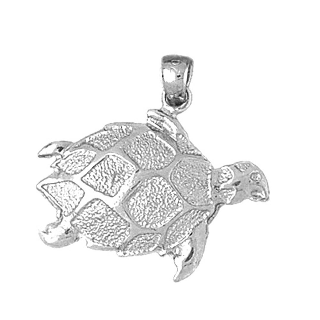 Sterling Silver Turtles Pendant