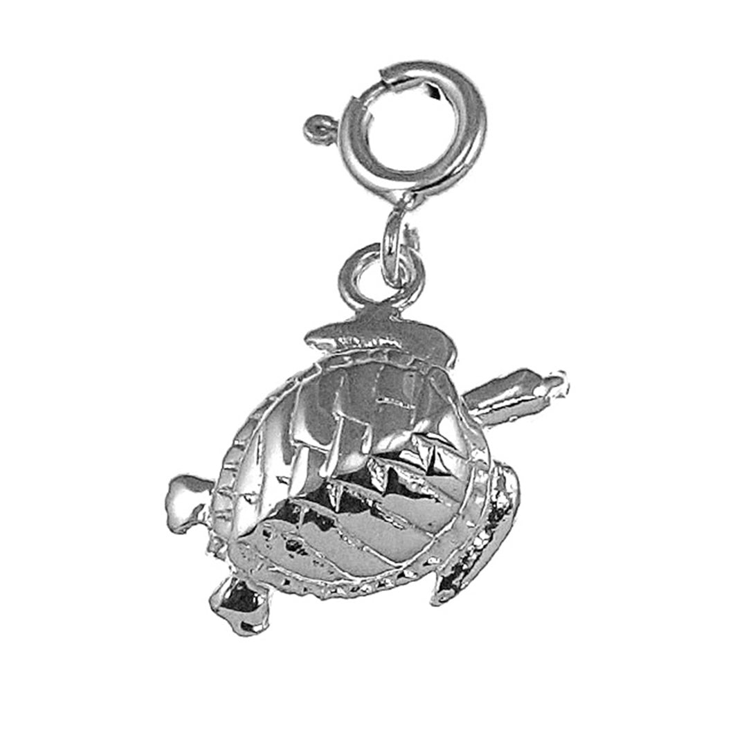 Sterling Silver Turtles Pendant