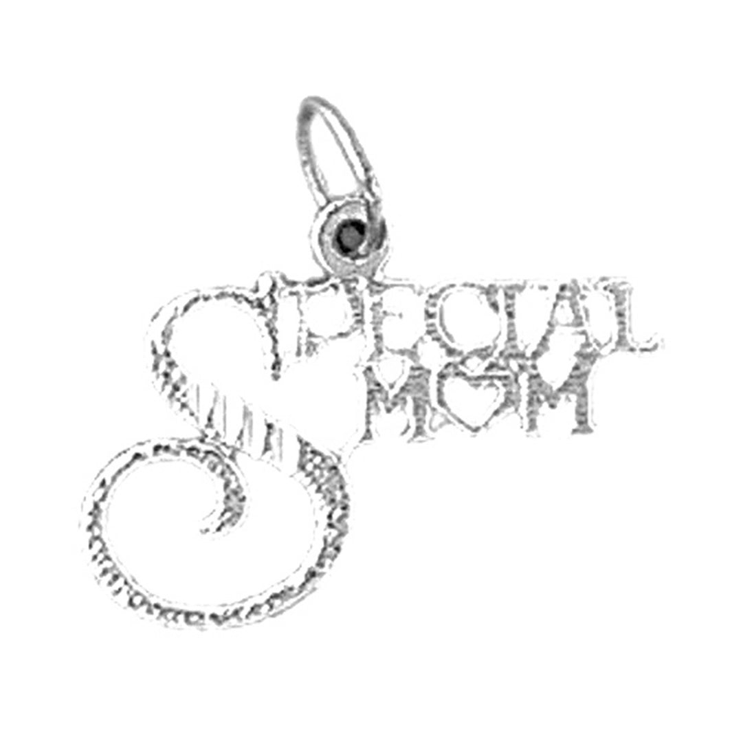 Sterling Silver Special Mom Pendant