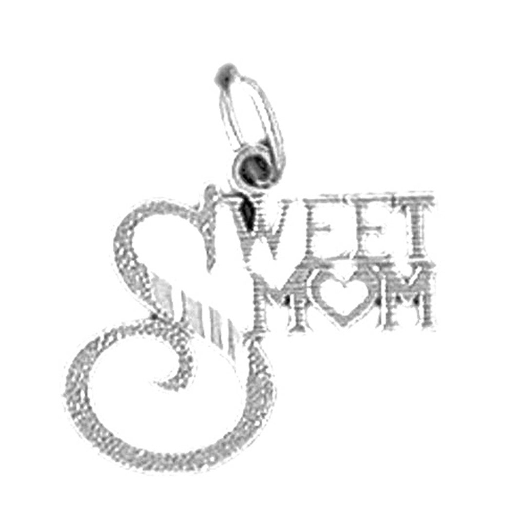 Sterling Silver Sweet Mom Pendant