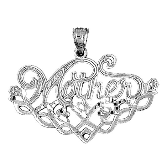 Sterling Silver Mother Pendant