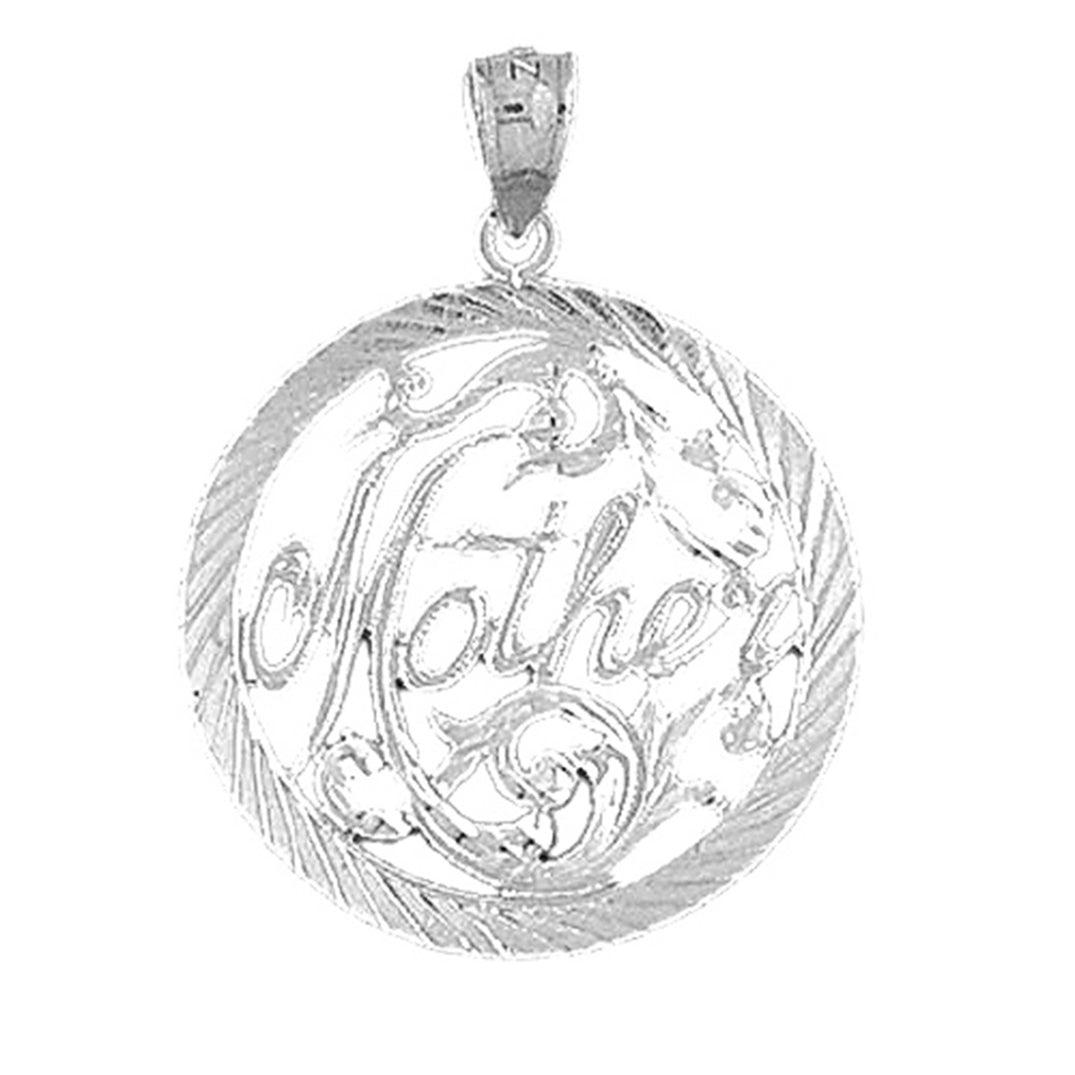 Sterling Silver Mother Pendant