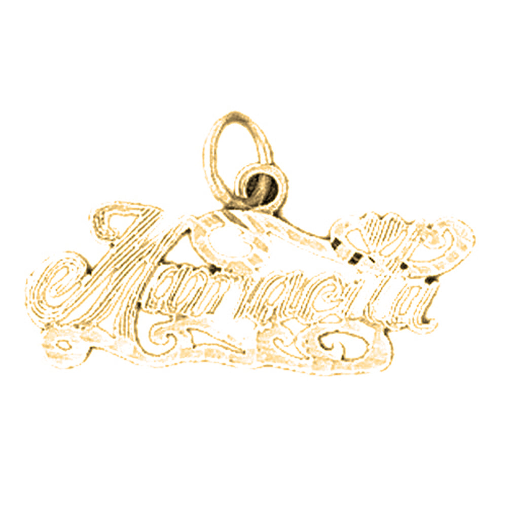 Yellow Gold-plated Silver Mamacita Pendant