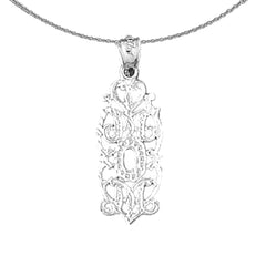 Colgante Best Mom de plata de ley (bañado en rodio o oro amarillo)