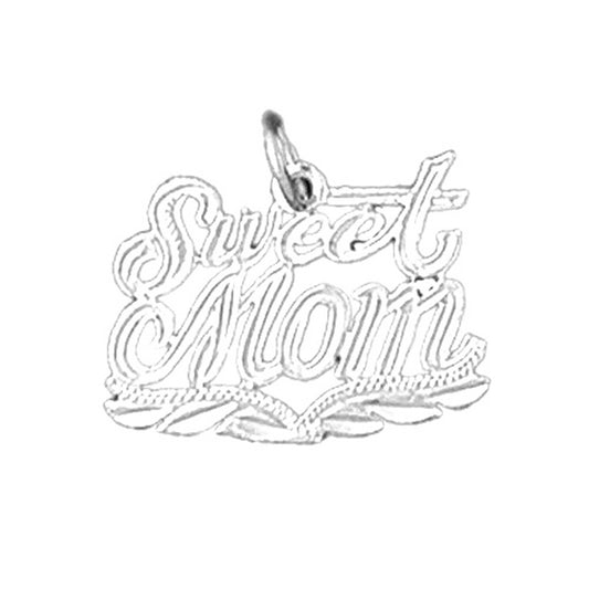 Sterling Silver Sweet Mom Pendant