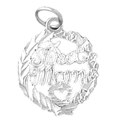Sterling Silver Sweet Mom Pendant