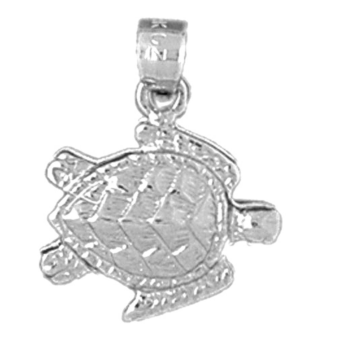 Sterling Silver Turtles Pendant