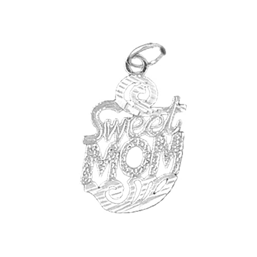 Sterling Silver Sweet Mom Pendant