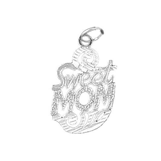 Sterling Silver Sweet Mom Pendant