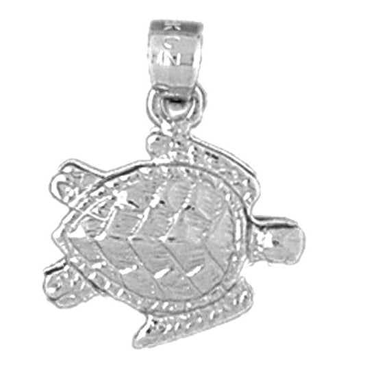 Sterling Silver Turtles Pendant