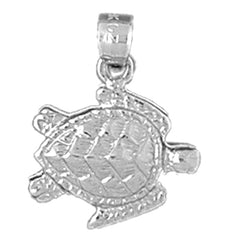 Sterling Silver Turtles Pendant