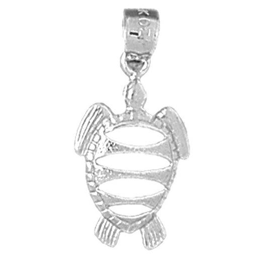Sterling Silver Turtles Pendant