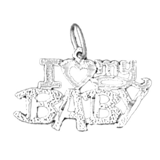 Sterling Silver It's A Boy Pendant