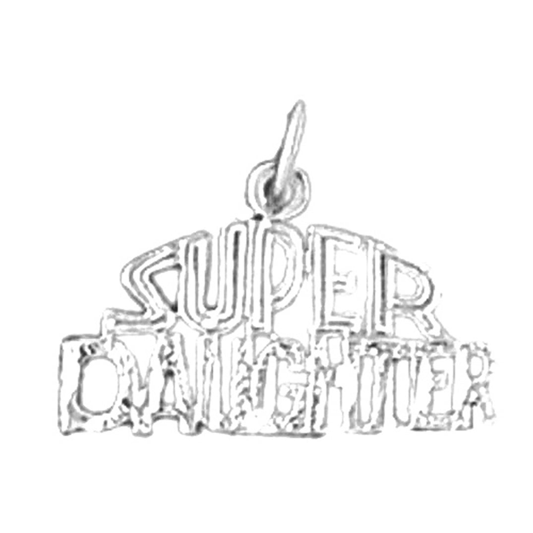 Sterling Silver Super Daughter Pendant
