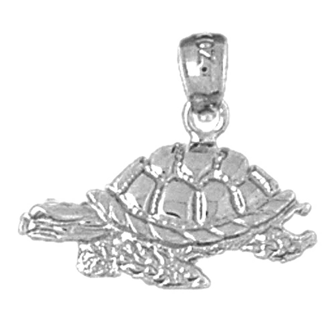 Sterling Silver Turtles Pendant