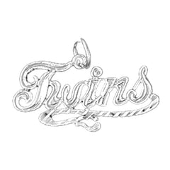 Sterling Silver Twins Pendant