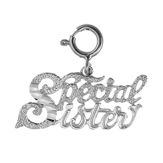 Sterling Silver Special Sister Pendant