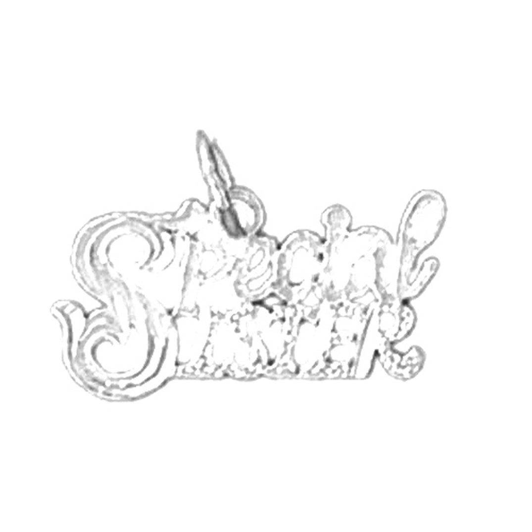 Sterling Silver Special Sister Pendant