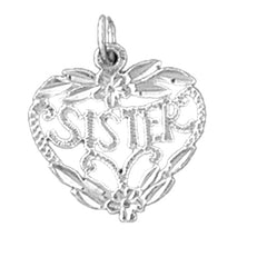 Sterling Silver Sister Pendant