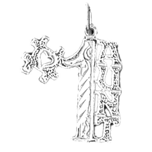 Sterling Silver #1 Aunt Pendant