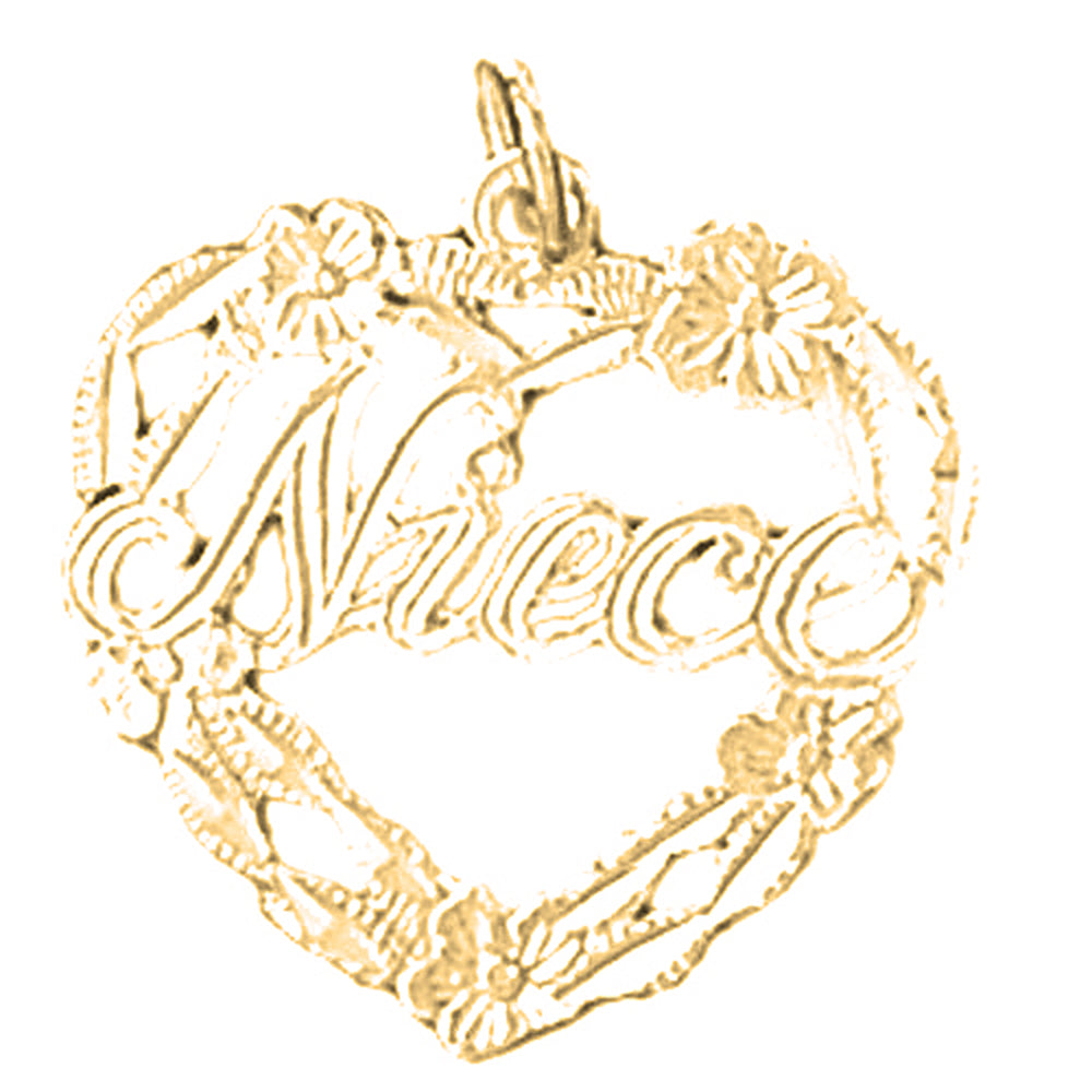 Yellow Gold-plated Silver Niece Pendant