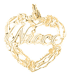 Yellow Gold-plated Silver Niece Pendant