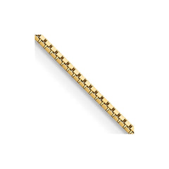 14K Yellow Gold 0.95mm Box Chain